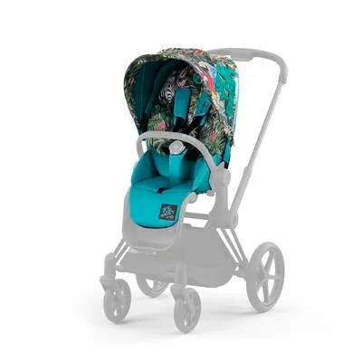SF Floor Model Cybex Platinum ePriam rose gold   we the best seat pack