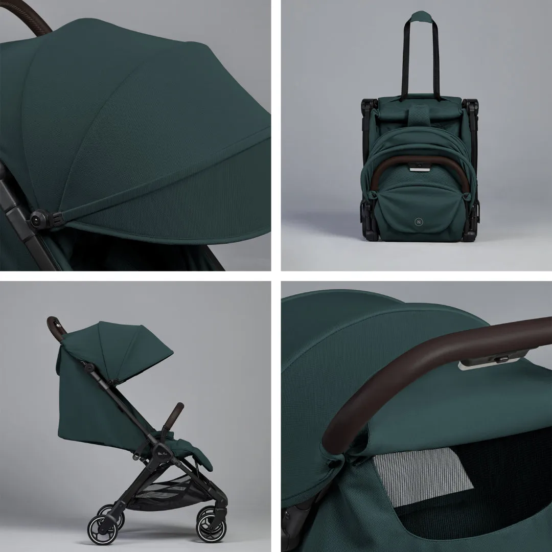 Silver Cross Clic 2 Stroller & Accessory Bundle - Conifer