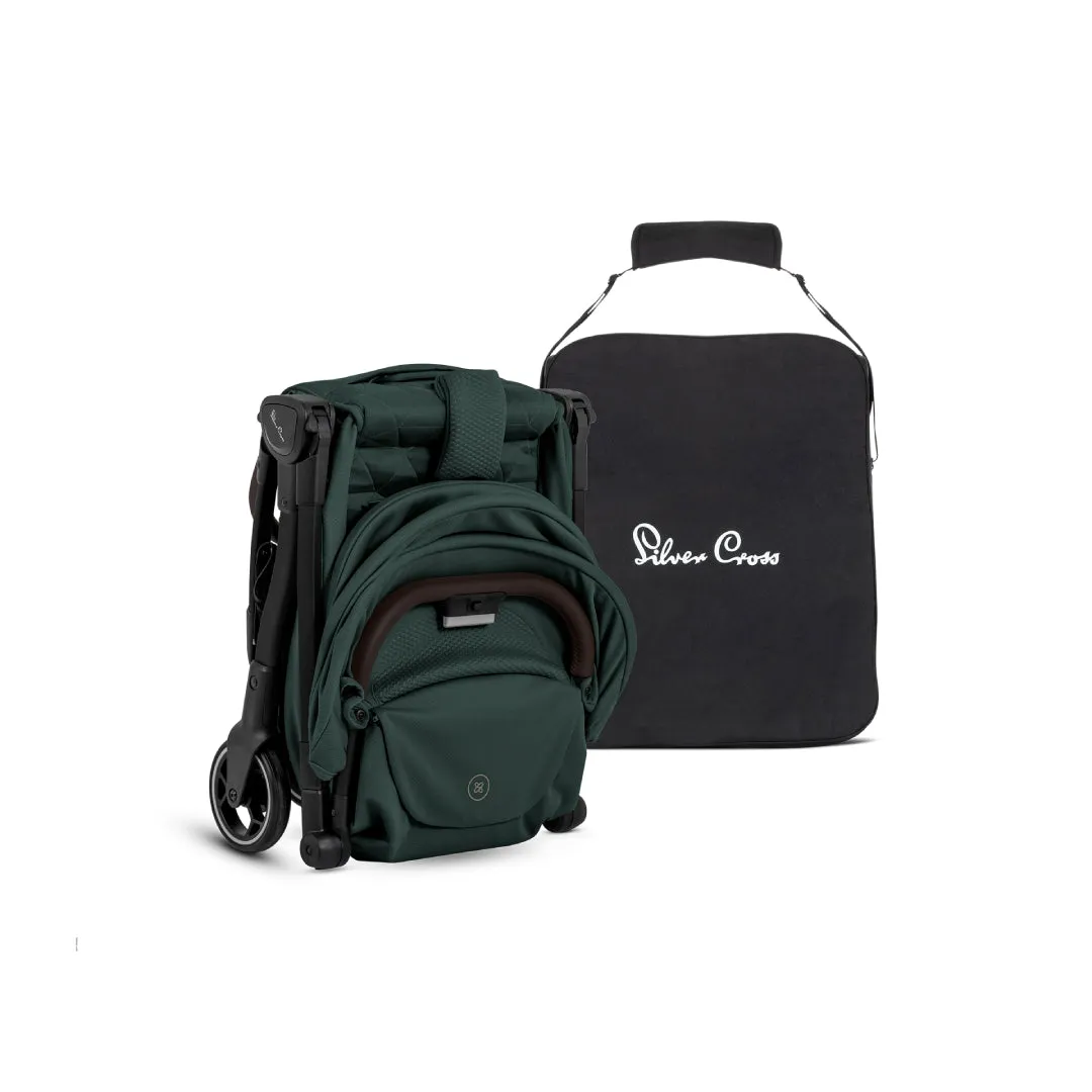 Silver Cross Clic 2 Stroller & Accessory Bundle - Conifer