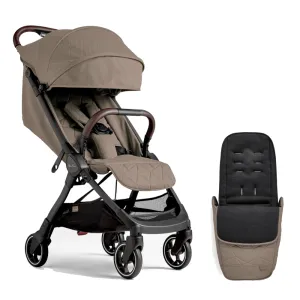 Silver Cross Clic Stroller and Footmuff - Cobble (Ex-Display)
