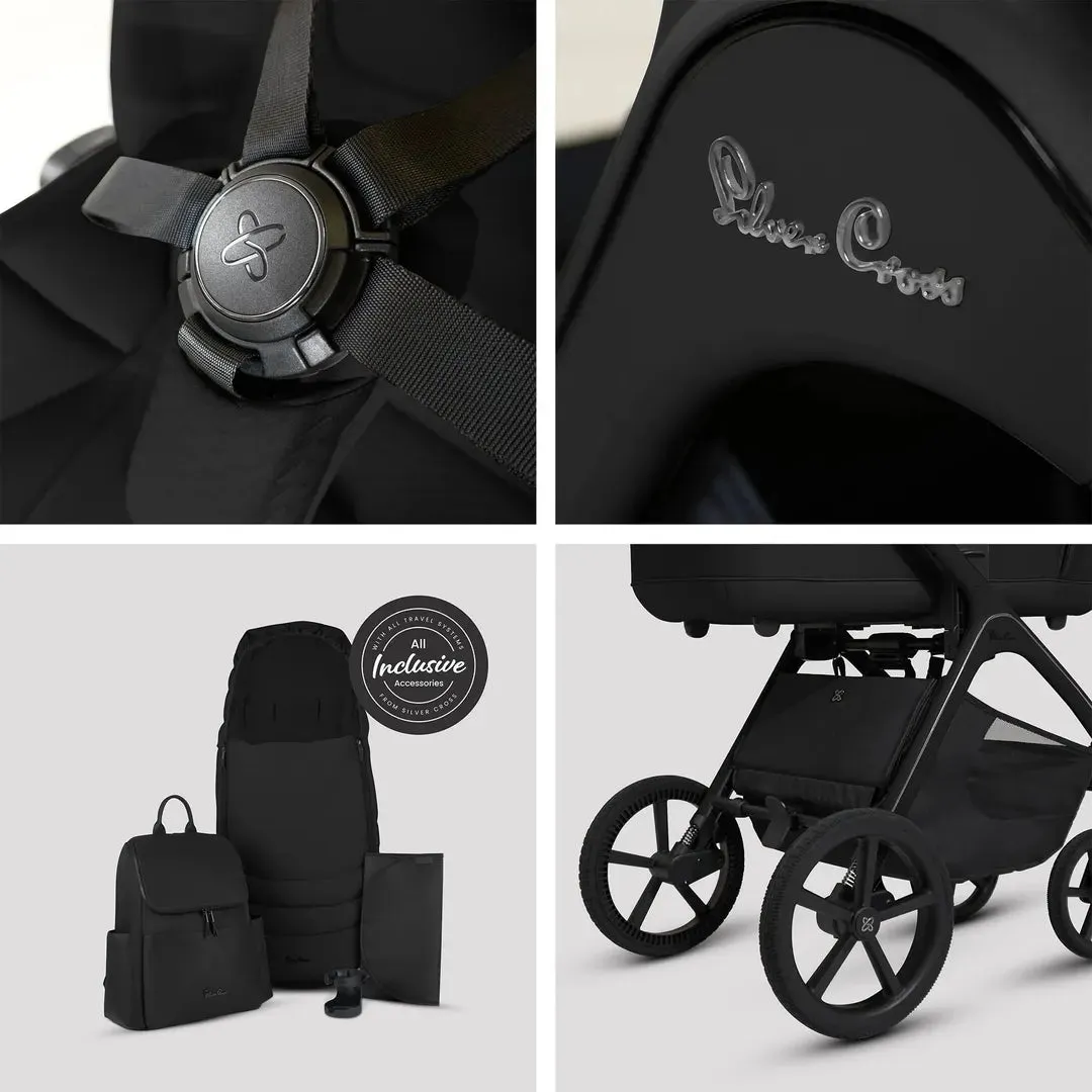 Silver Cross Cove Accessory Bundle - Onyx