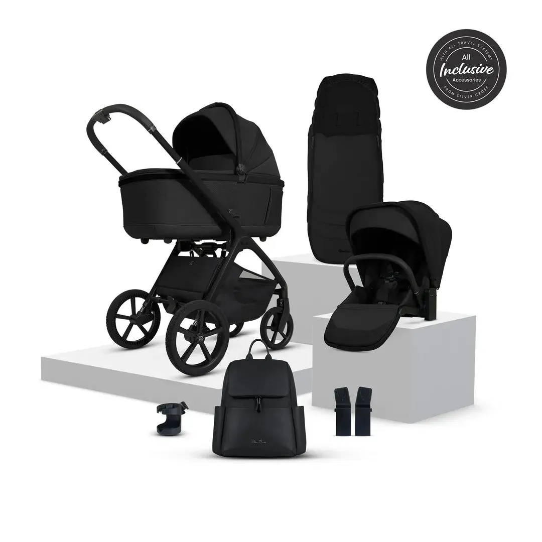 Silver Cross Cove Accessory Bundle - Onyx
