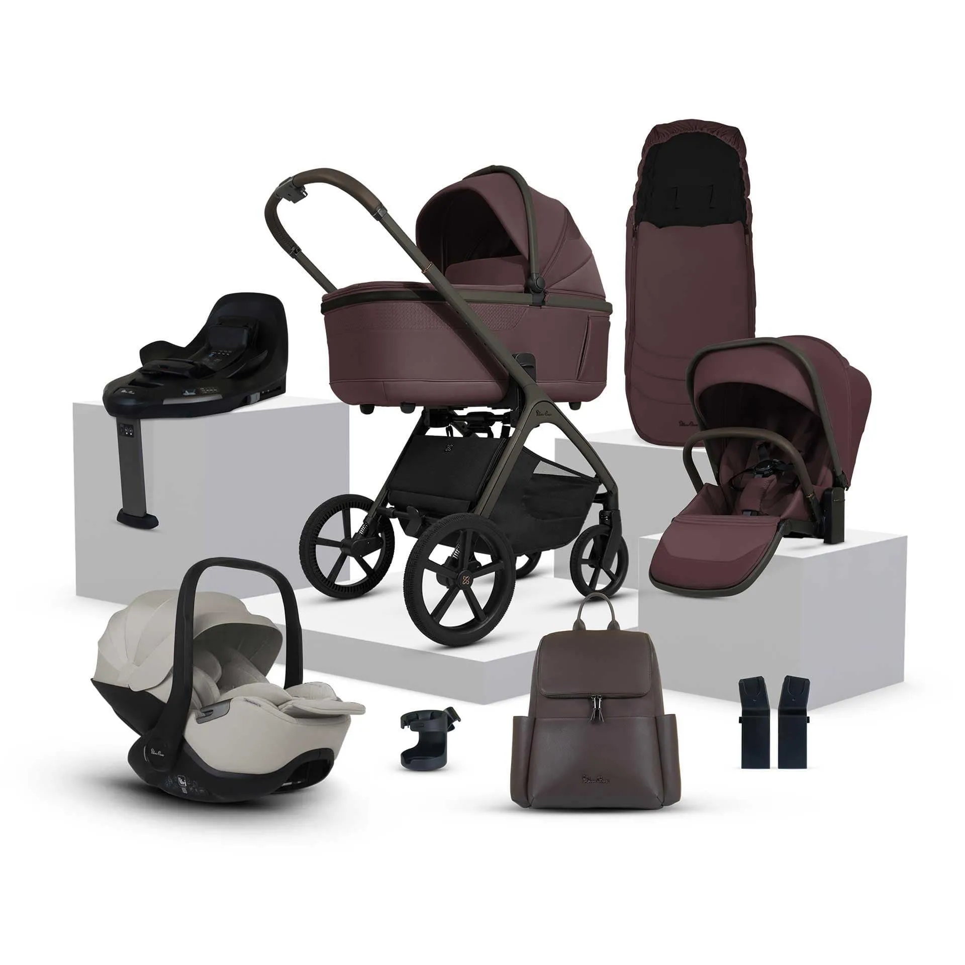 Silver Cross Cove Ultimate 360 Bundle - Damson