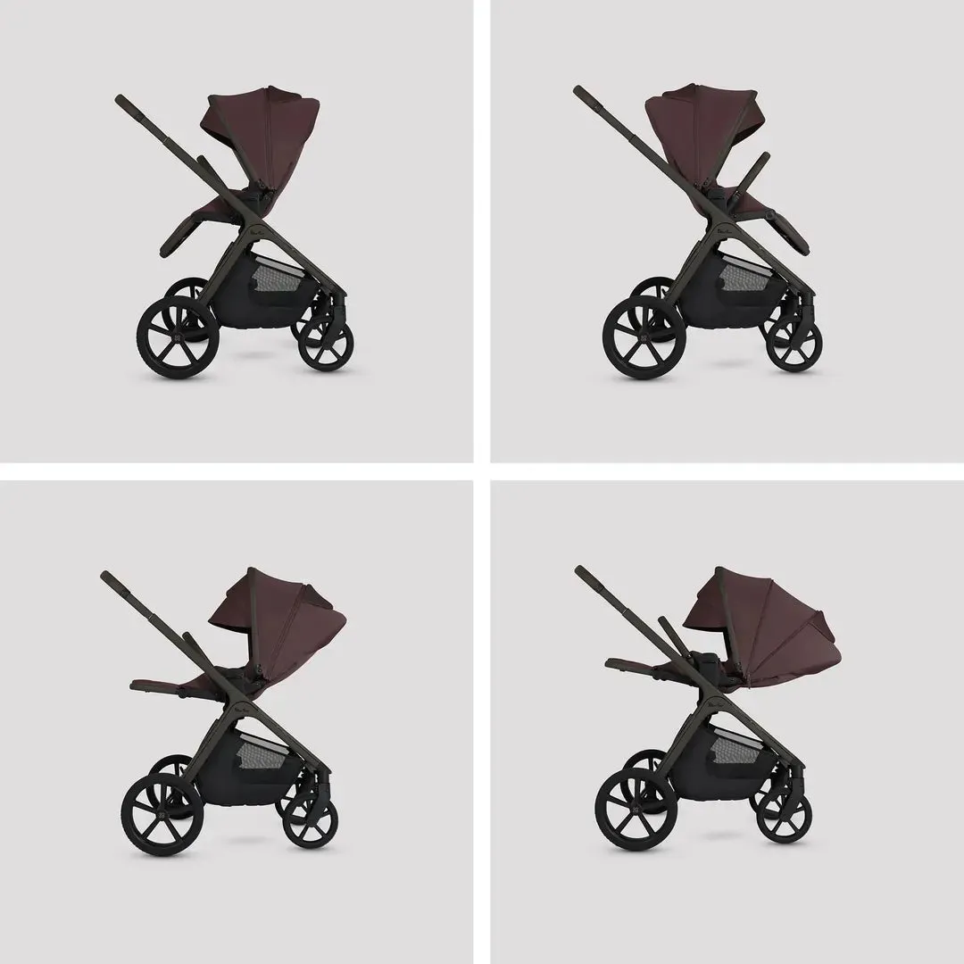 Silver Cross Cove Ultimate 360 Car Seat Bundle - Damson
