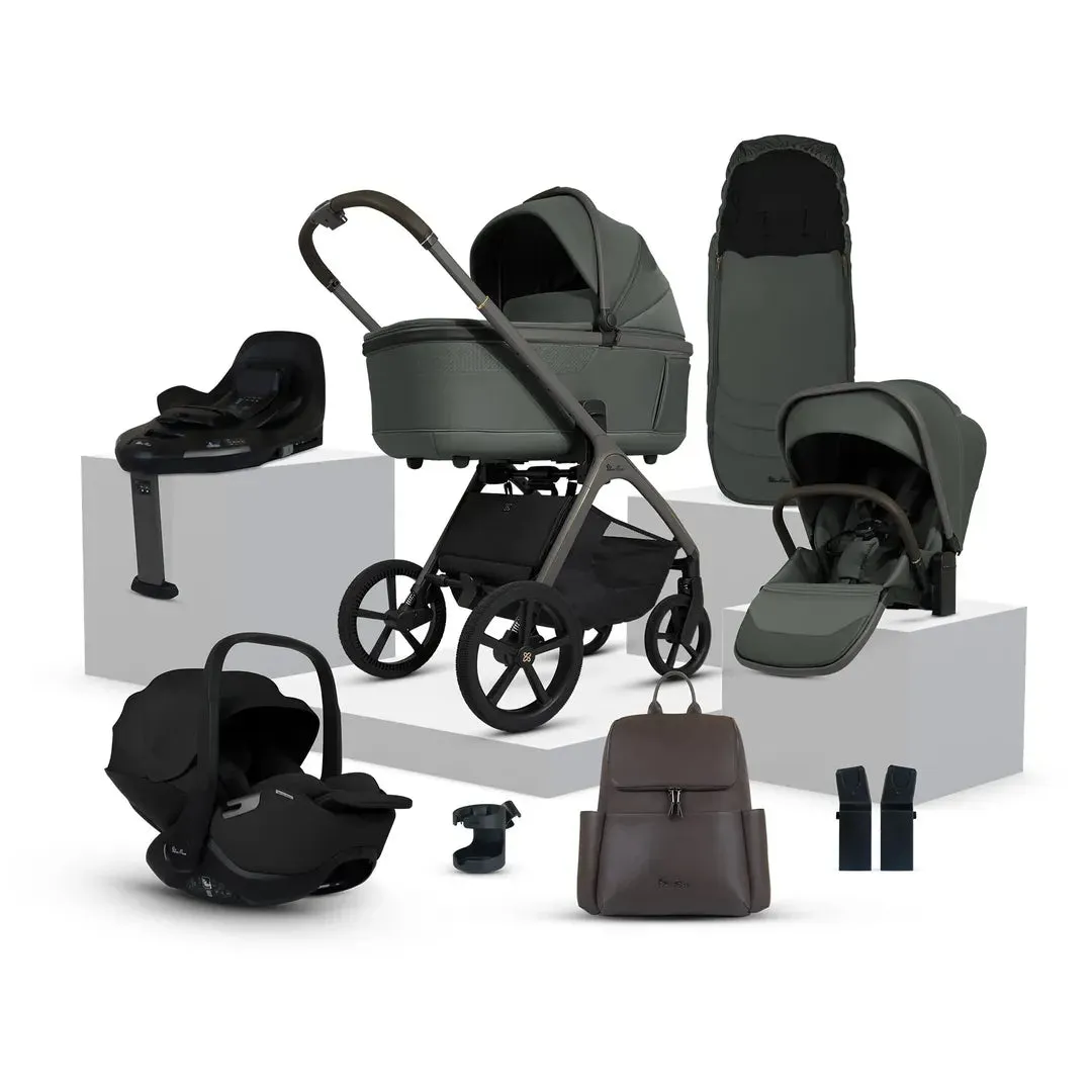 Silver Cross Cove Ultimate 360 Car Seat Bundle -  Pewter