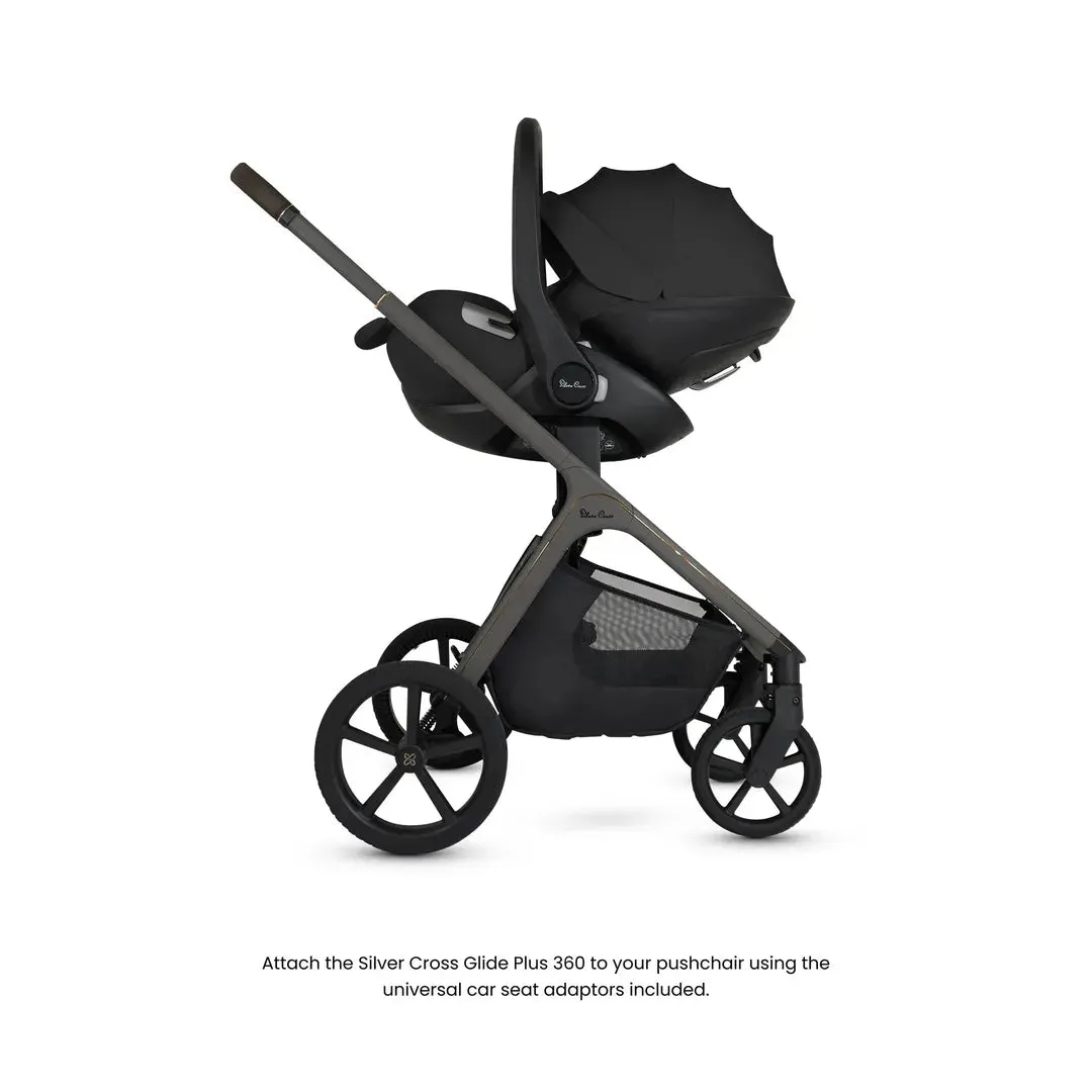 Silver Cross Cove Ultimate 360 Car Seat Bundle -  Pewter