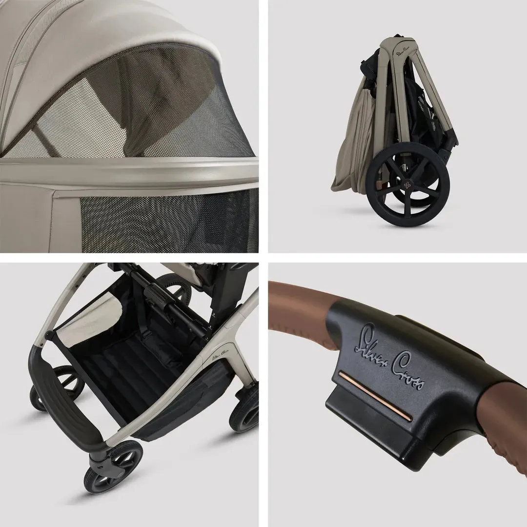 Silver Cross Cove Ultimate 360 Car Seat Family Bundle - Champagne