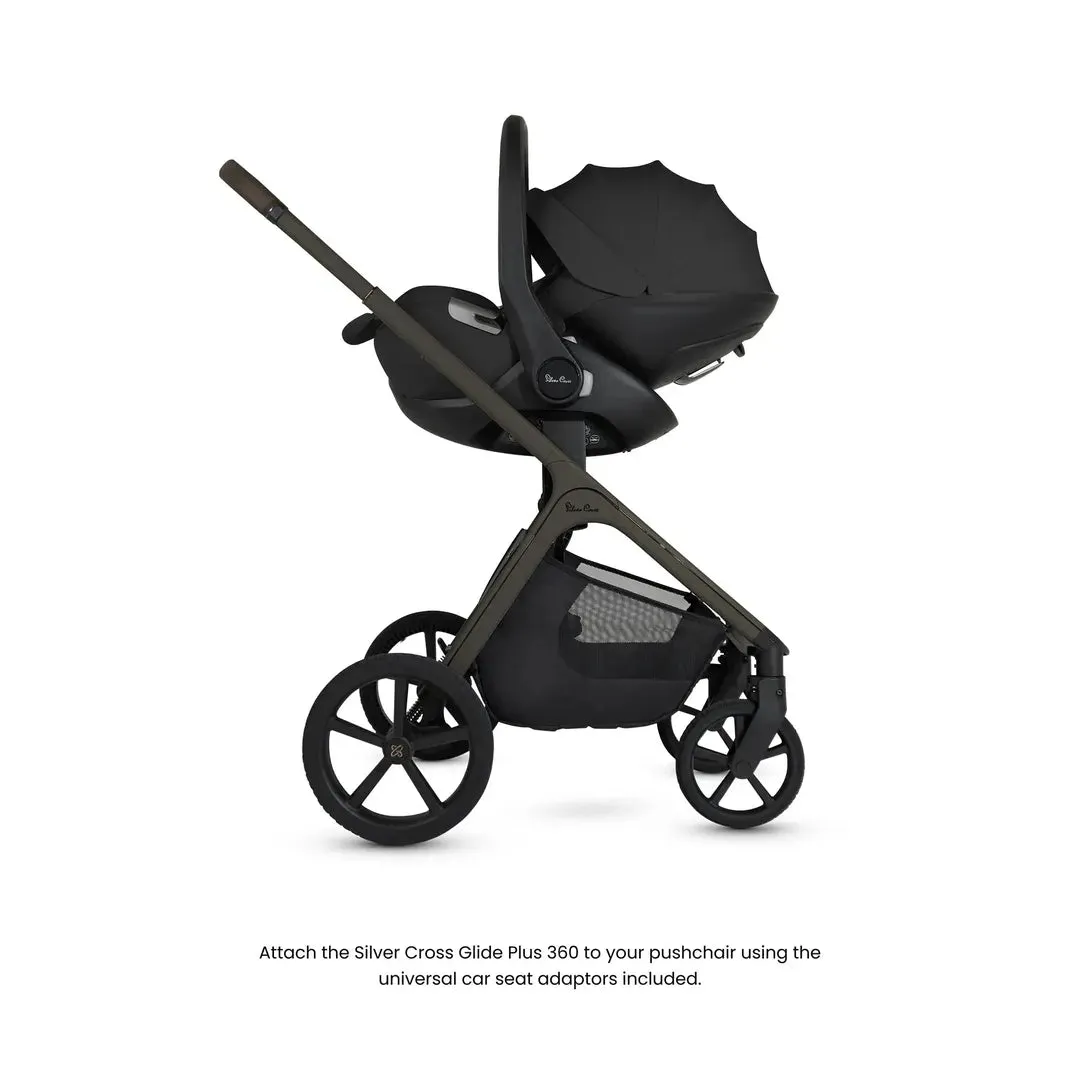 Silver Cross Cove Ultimate 360 Car Seat Family Bundle - Damson