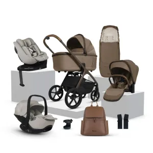 Silver Cross Cove Ultimate 360 Car Seat Family Bundle - Maple