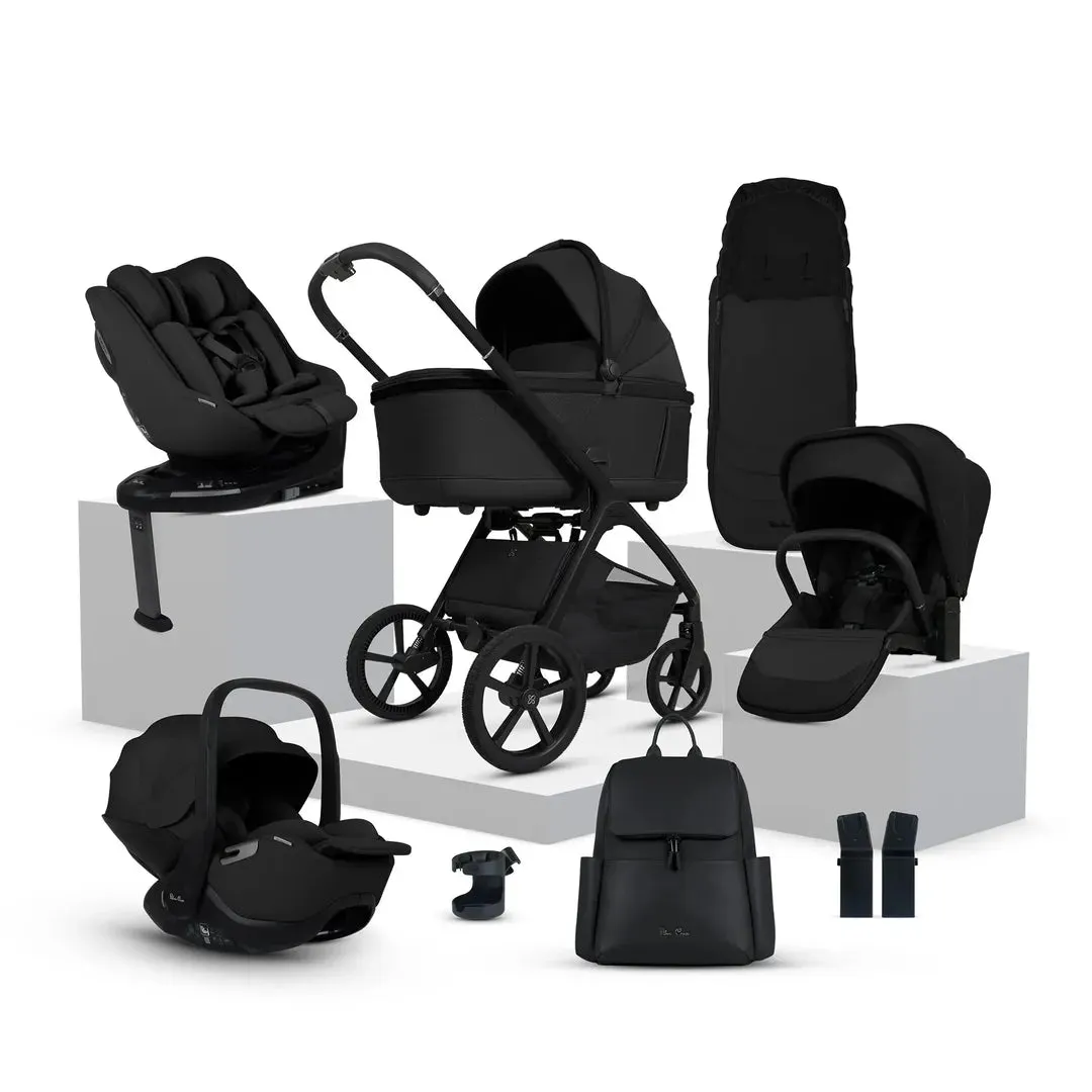 Silver Cross Cove Ultimate 360 Car Seat Family Bundle - Onyx
