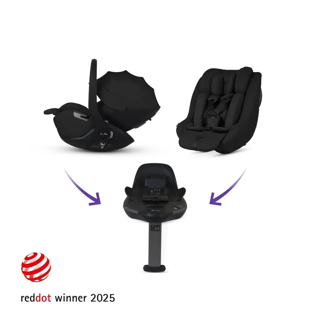 Silver Cross Cove Ultimate 360 Car Seat Family Bundle - Pewter