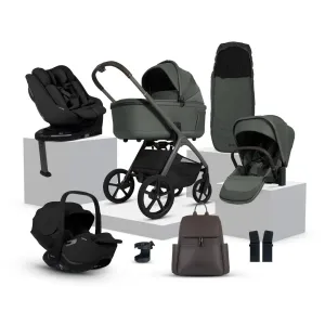 Silver Cross Cove Ultimate 360 Car Seat Family Bundle - Pewter