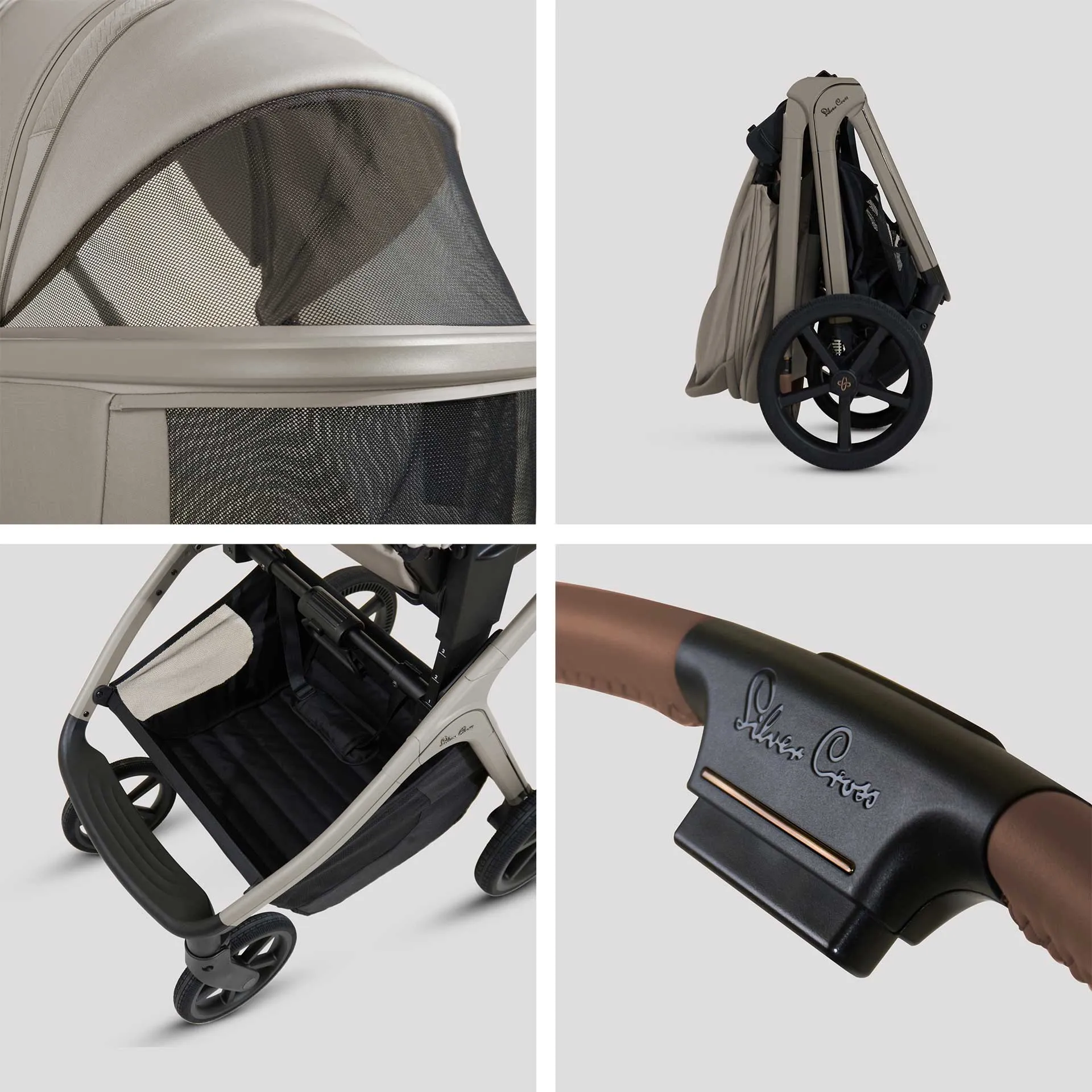 Silver Cross Cove Ultimate 360 Family Car Seat Bundle - Champagne