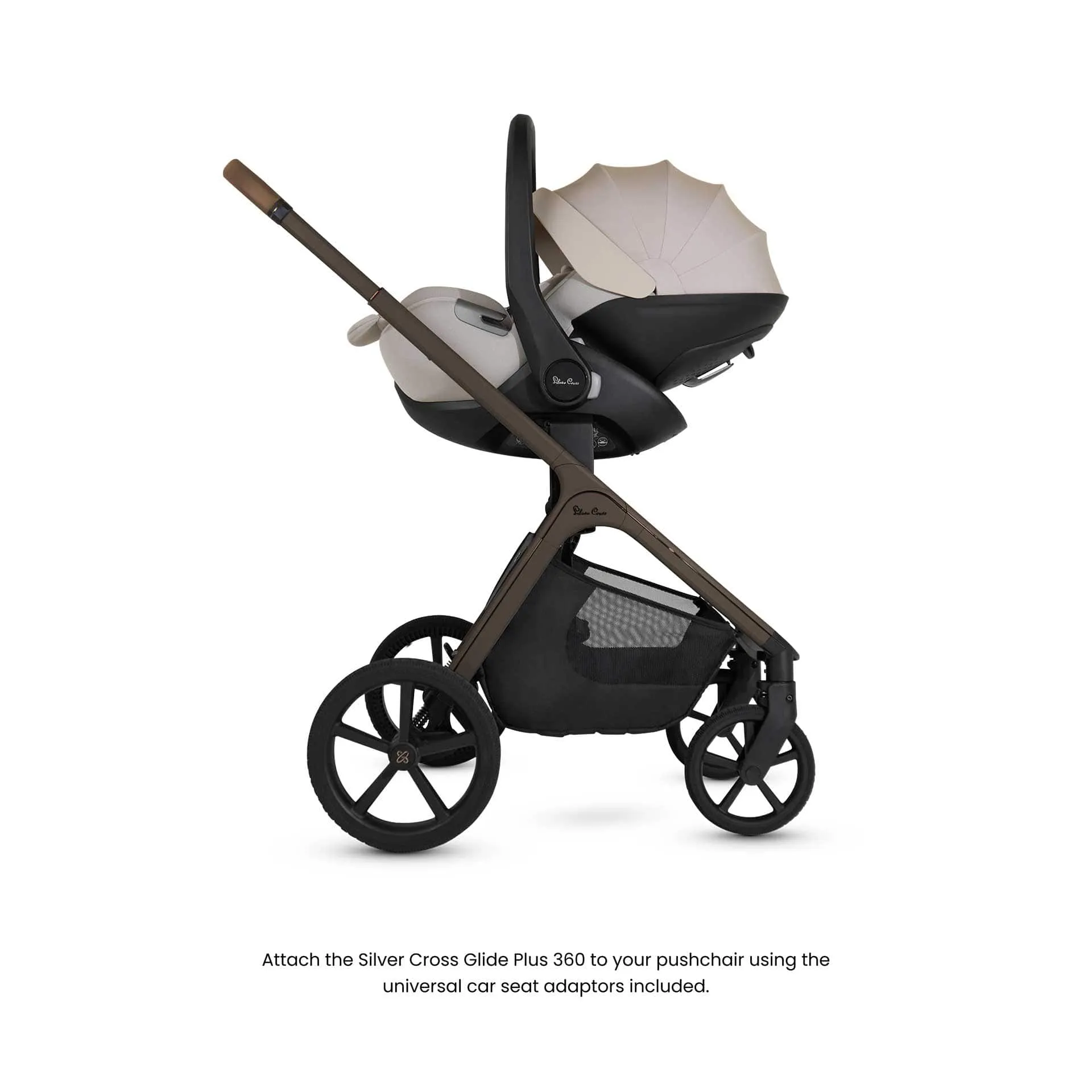 Silver Cross Cove Ultimate 360 Family Car Seat Bundle - Maple