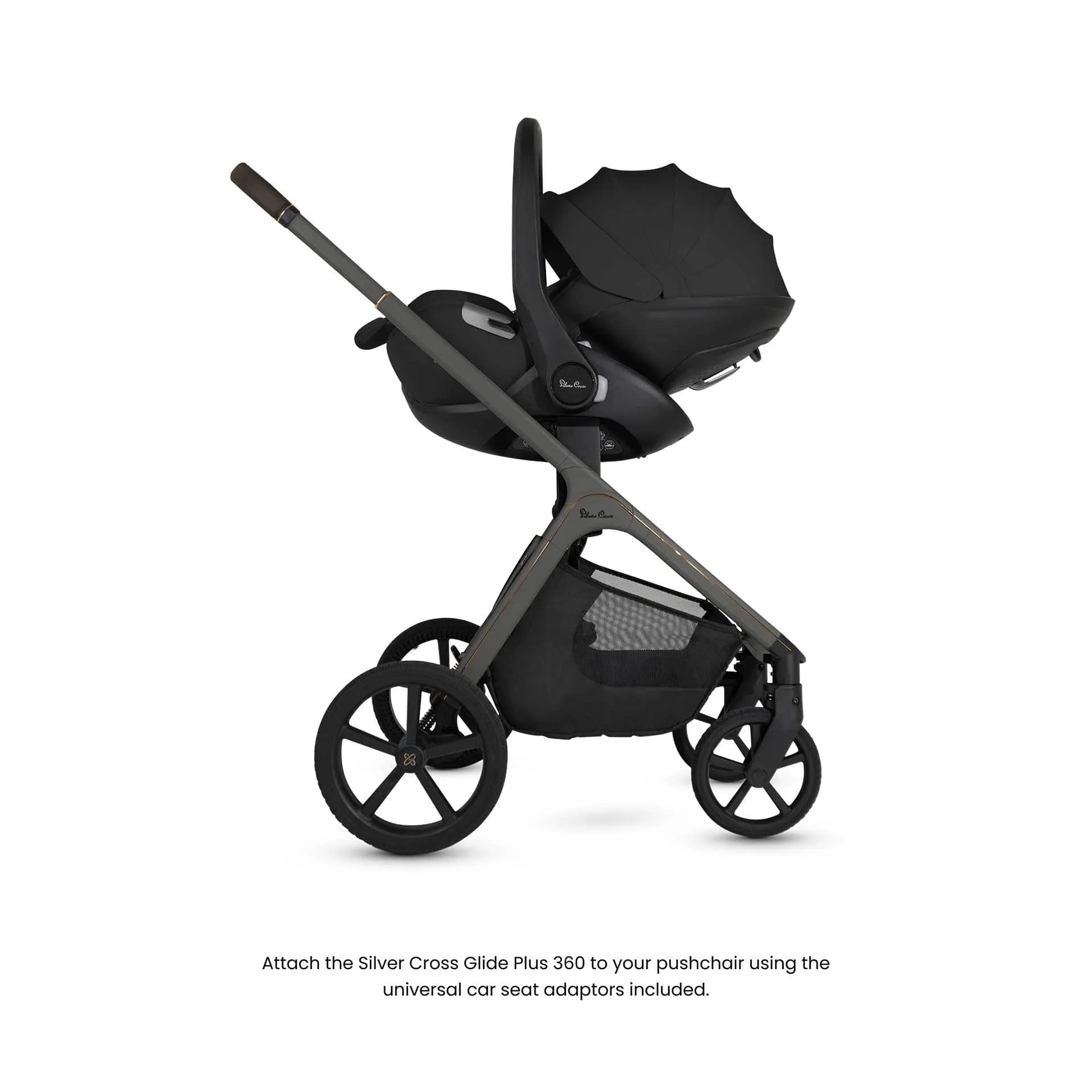 Silver Cross Cove Ultimate 360 Family Car Seat Bundle - Pewter