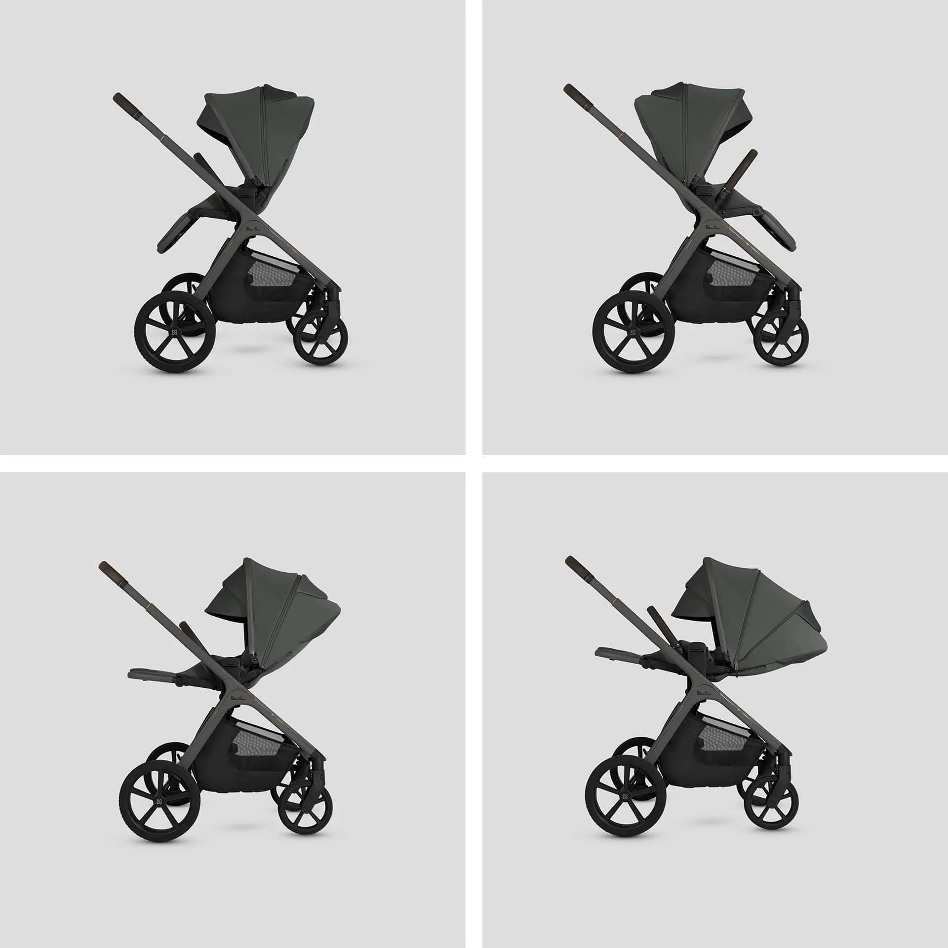 Silver Cross Cove Ultimate 360 Family Car Seat Bundle - Pewter