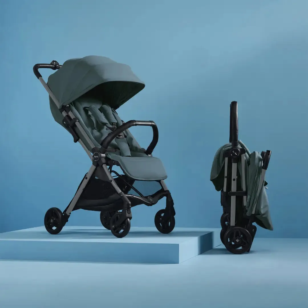 Silver Cross Jet 5 Stroller With Snack Tray - Mineral