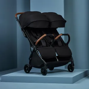 Silver Cross Jet Double Travel Stroller  Lightweight Side-by-Side for Two