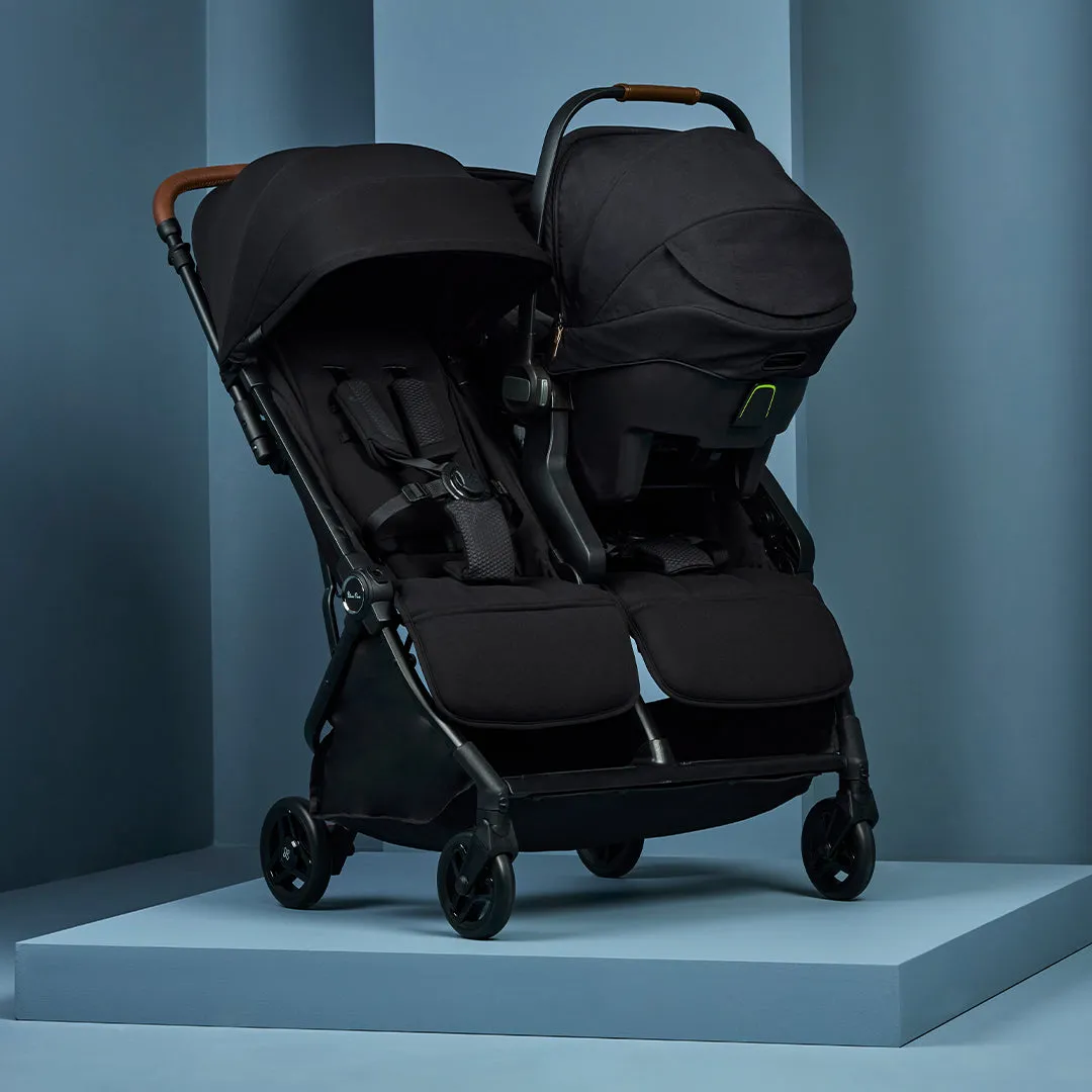 Silver Cross Jet Double Travel Stroller  Lightweight Side-by-Side for Two