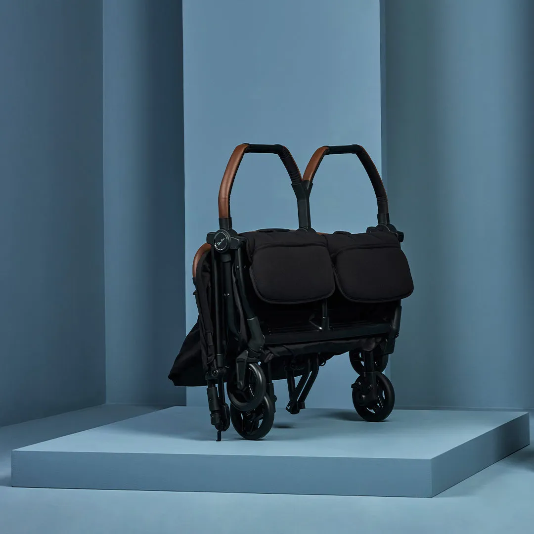 Silver Cross Jet Double Travel Stroller  Lightweight Side-by-Side for Two