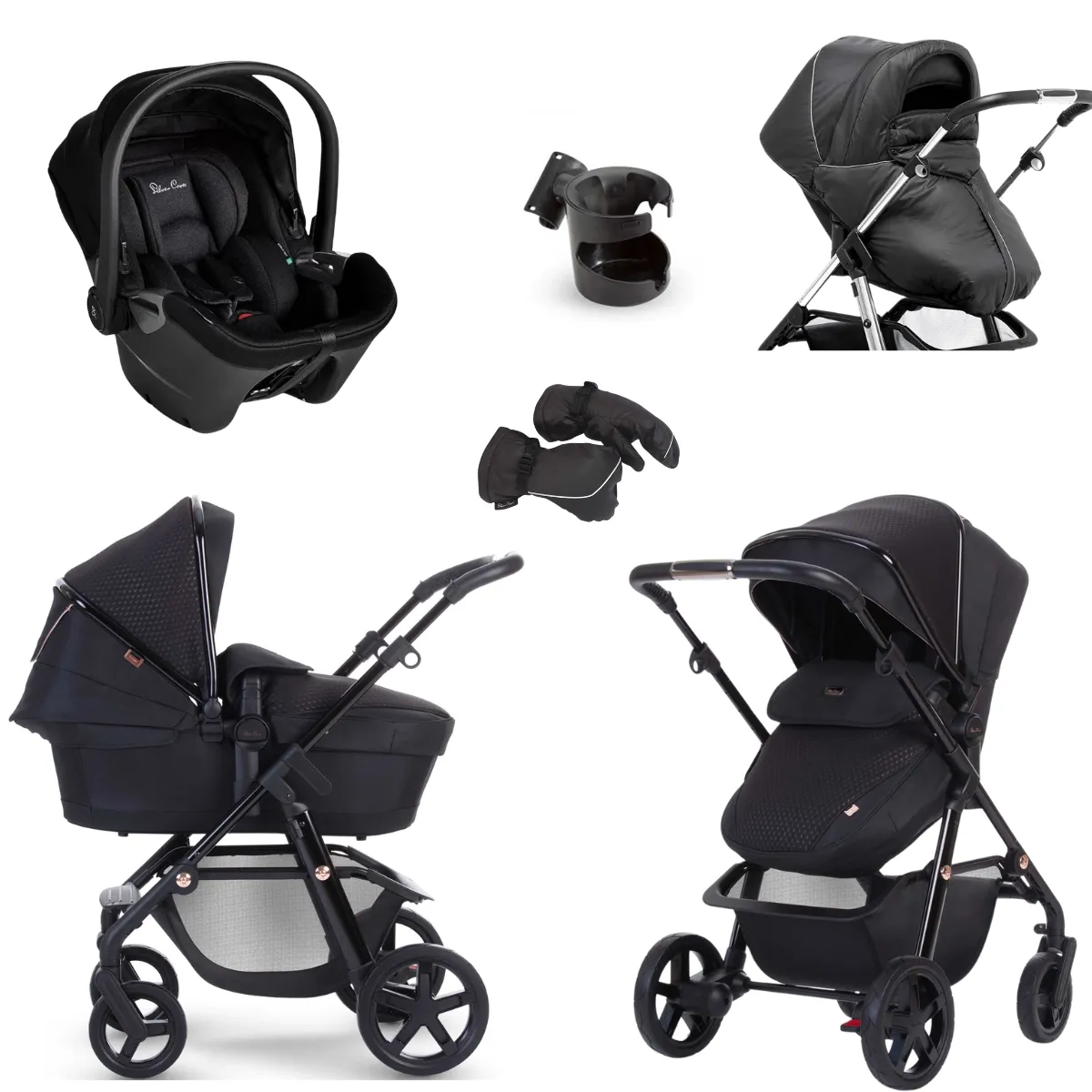 Silver Cross Pioneer Eclipse With Winter Pack Travel System