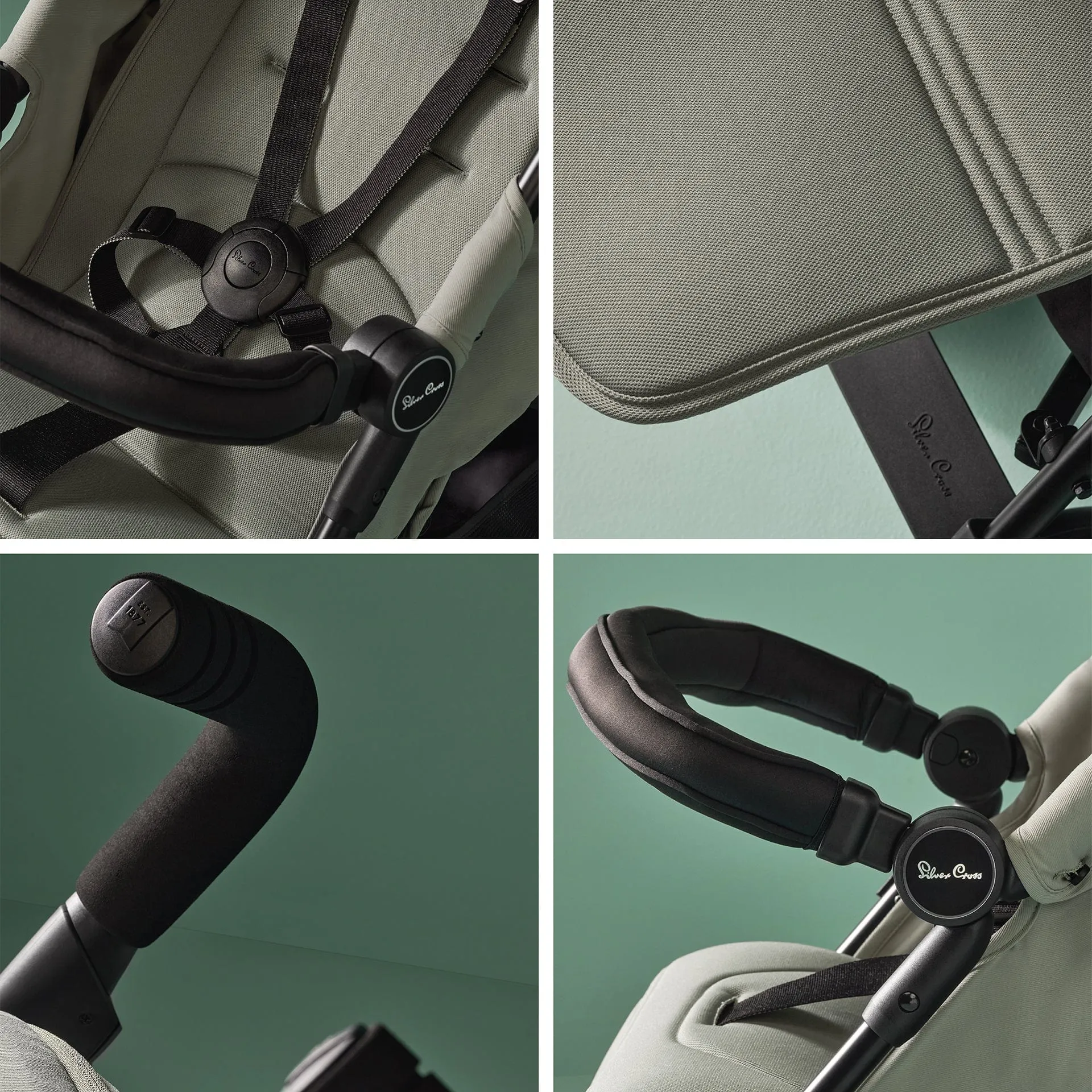Silver Cross Pop Pushchair - Sage