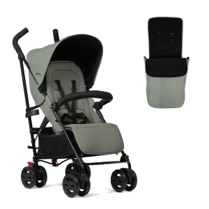 Silver Cross Pop Pushchair with Footmuff - Sage