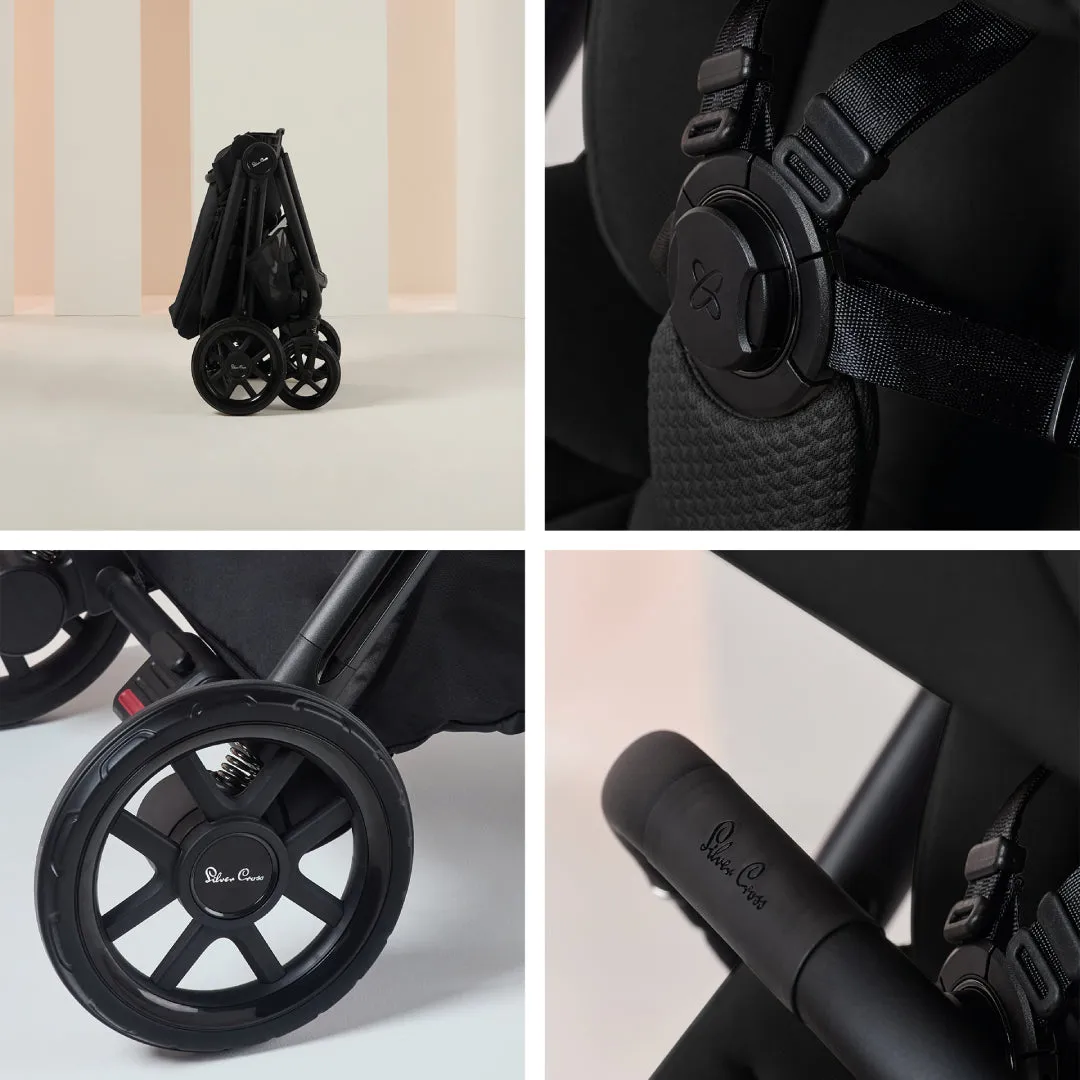 Silver Cross Reef 2 Travel System Ultimate 360 Family Car Seat Bundle (12 piece) - Space