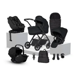 Silver Cross Reef 2 Travel System Ultimate 360 Family Car Seat Bundle (12 piece) - Space