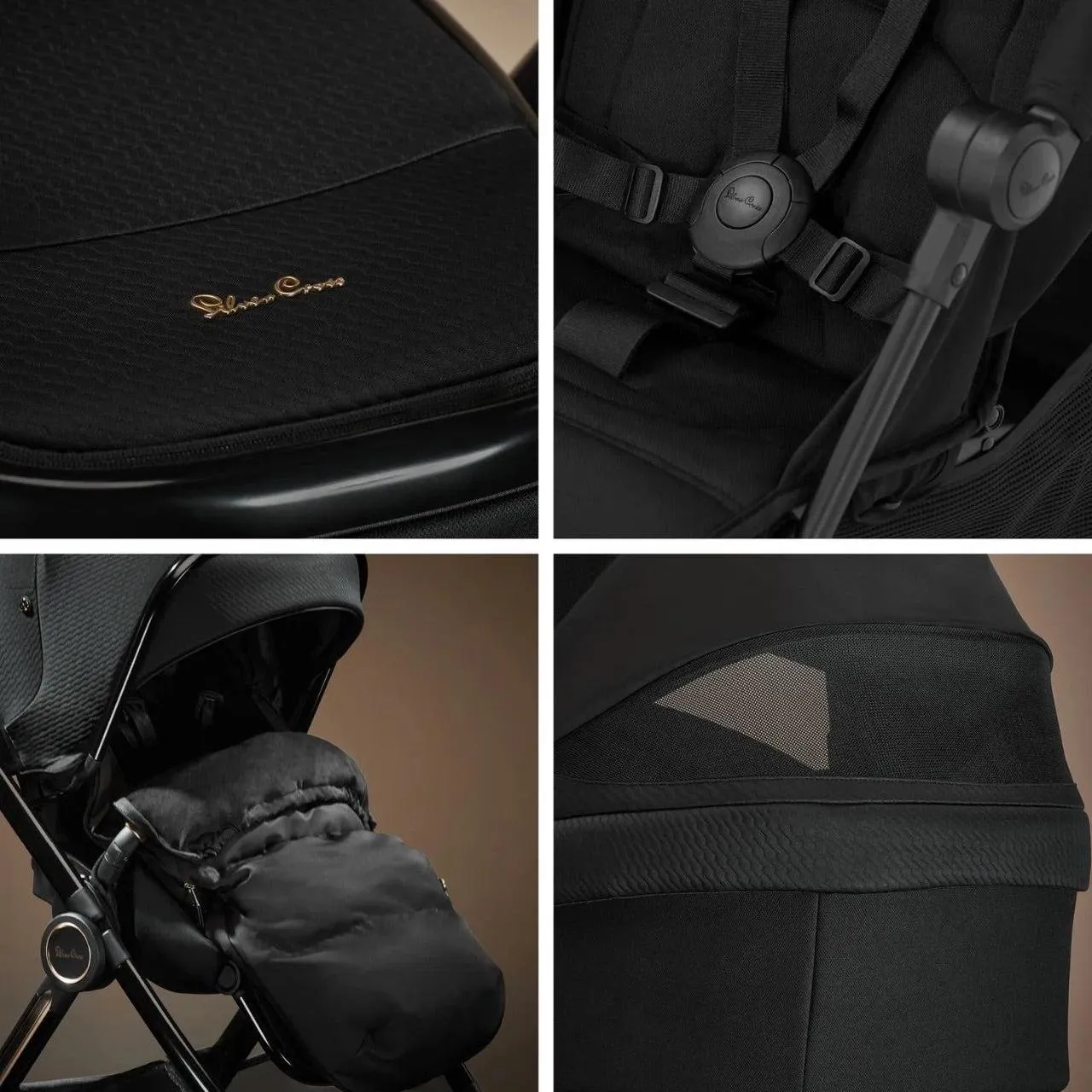 Silver Cross Reef 2 with First Bed Folding Carrycot - Special Edition Espresso