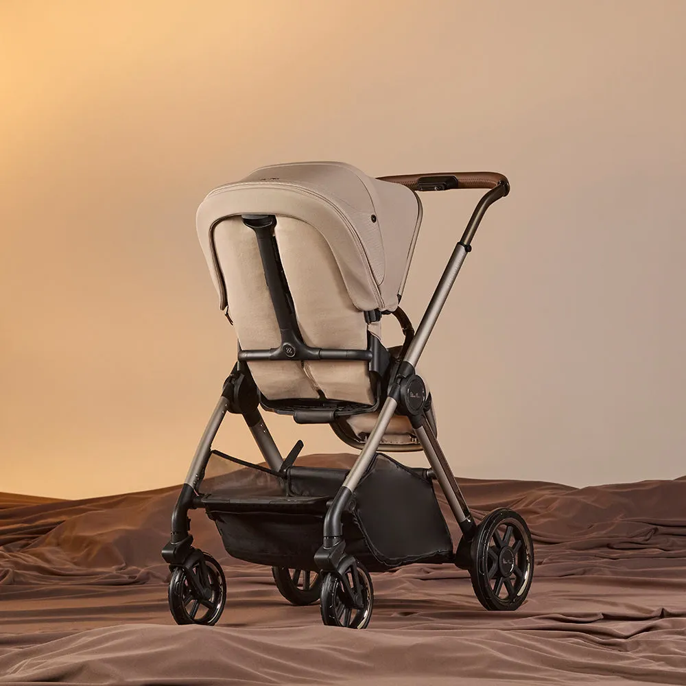 Silver Cross Reef 2 with First Bed Folding Carrycot - Special Edition Frappe