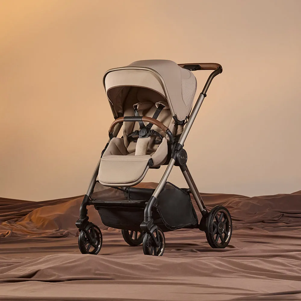 Silver Cross Reef 2 with First Bed Folding Carrycot - Special Edition Frappe