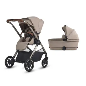 Silver Cross Reef 2 with First Bed Folding Carrycot - Special Edition Frappe