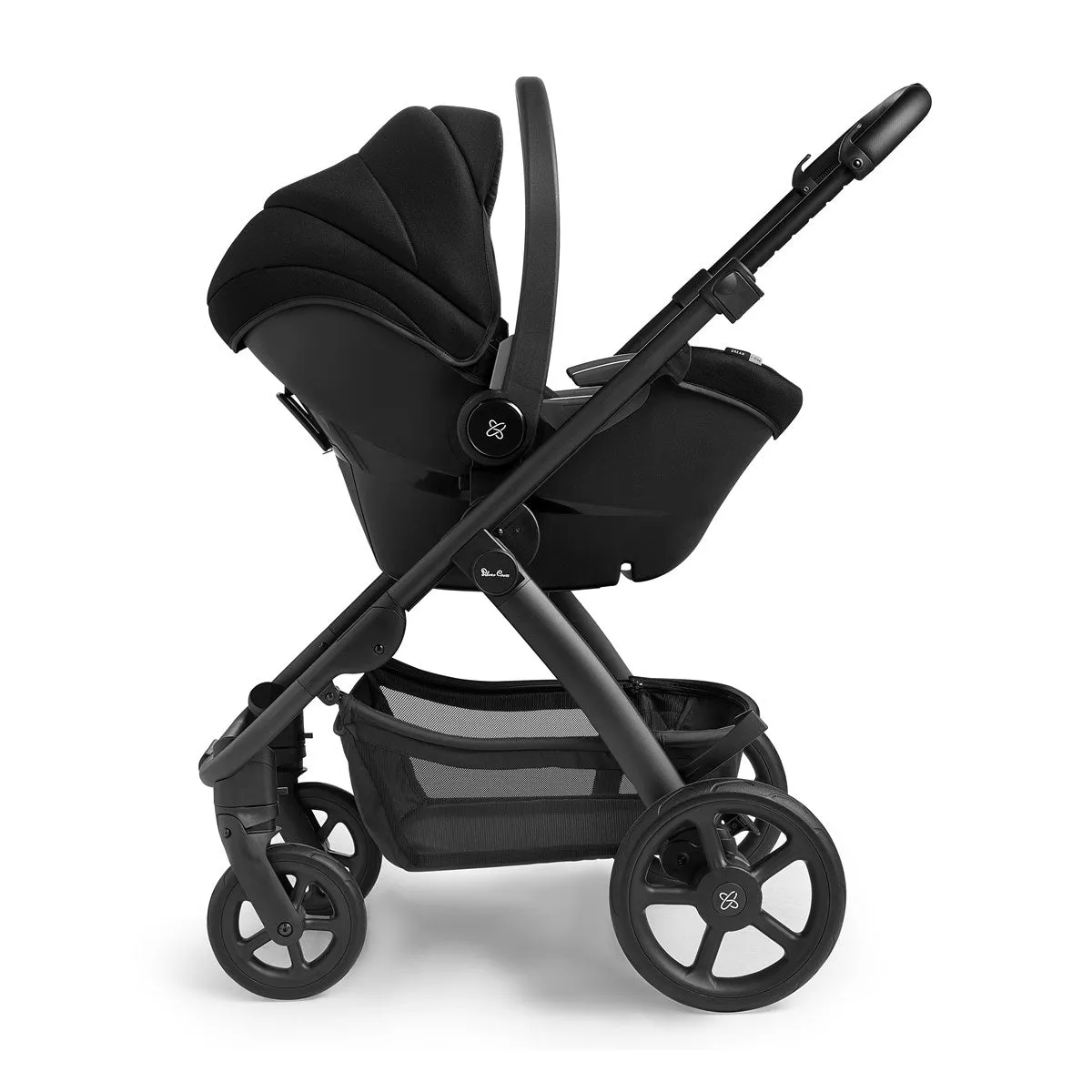 Silver Cross Tide 3-in-1 Dream Travel System   Free Accessories Pack Bundle, Black