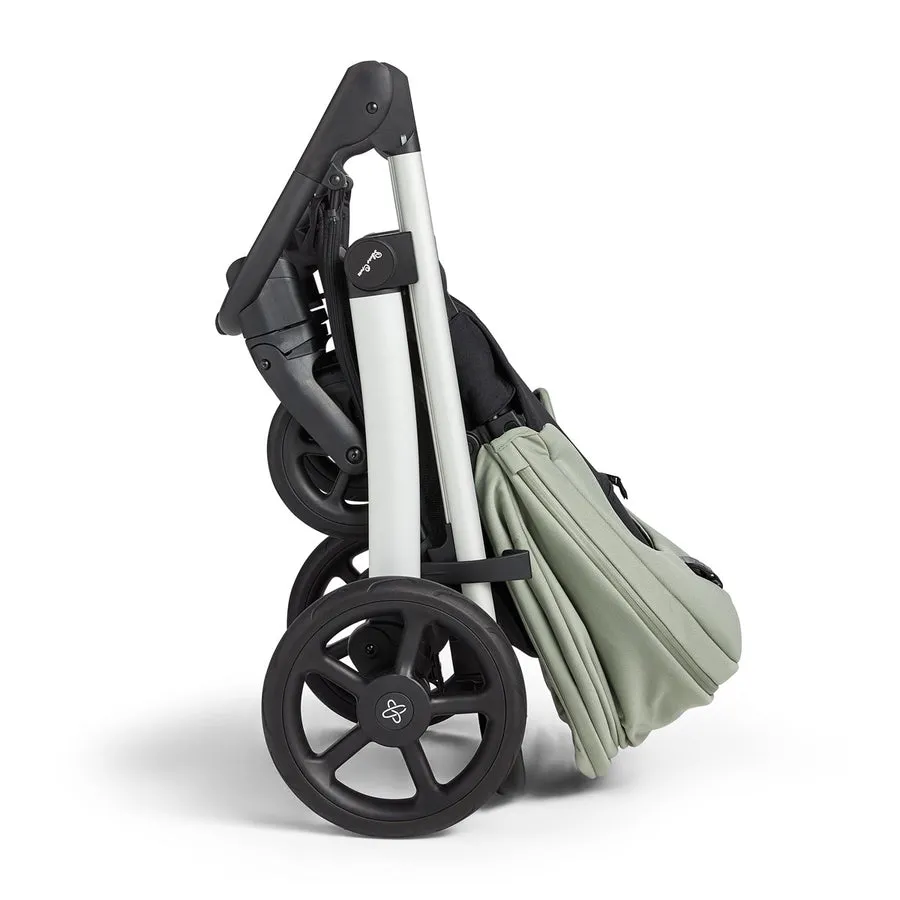 Silver Cross Tide 3-in-1 Dream Travel System   Free Accessories Pack Bundle, Sage on Black