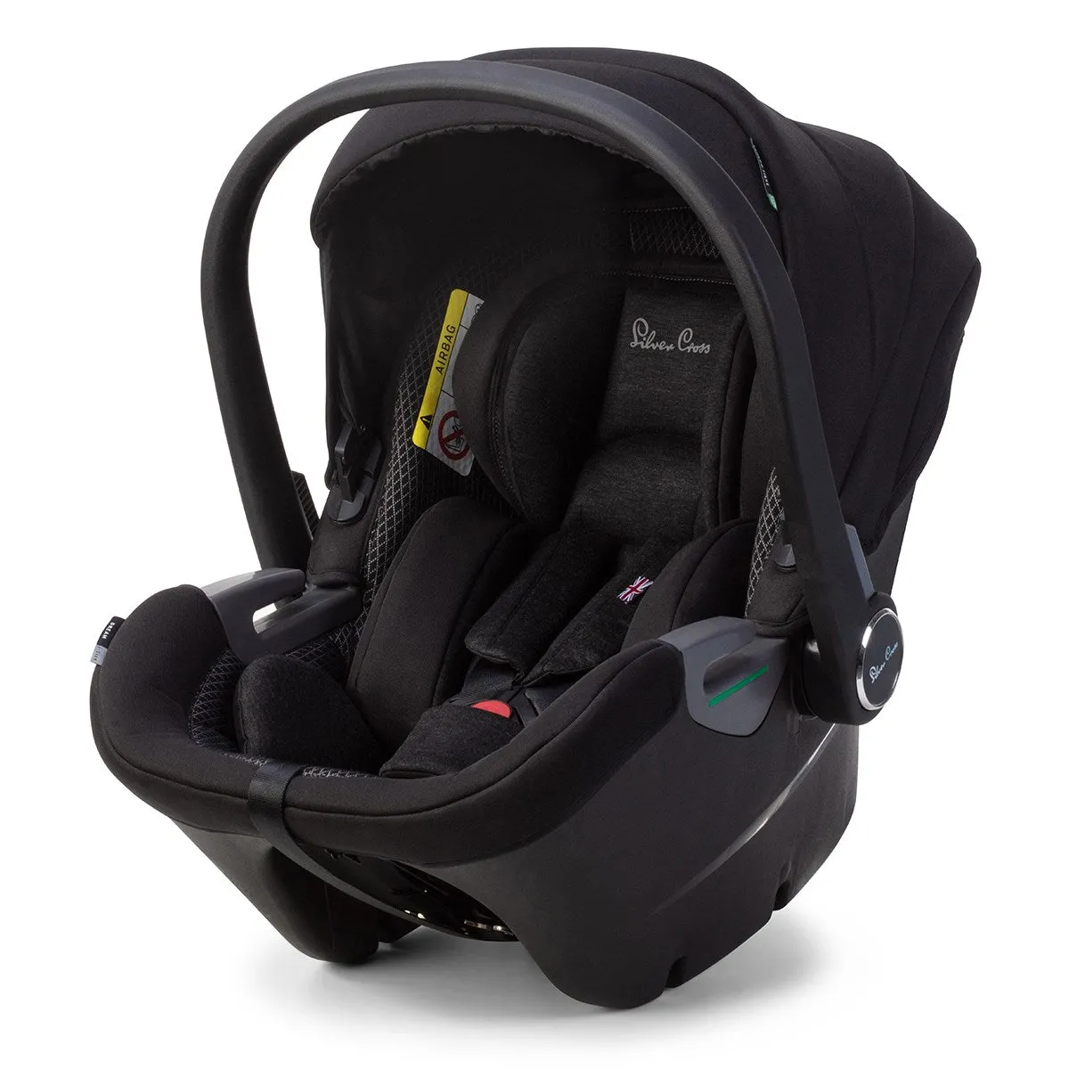 Silver Cross Tide 3-in-1 Dream Travel System   Free Accessories Pack Bundle, Sage on Silver