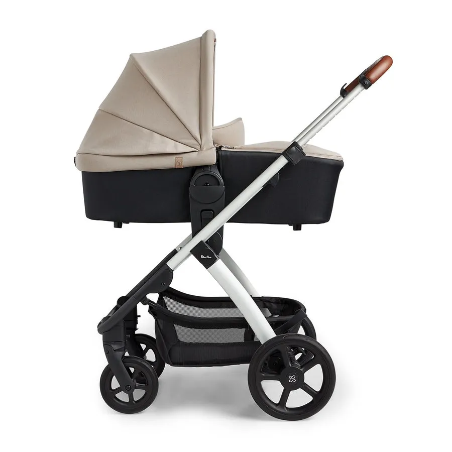 Silver Cross Tide 3-in-1 Dream Travel System   Free Accessories Pack Bundle, Stone