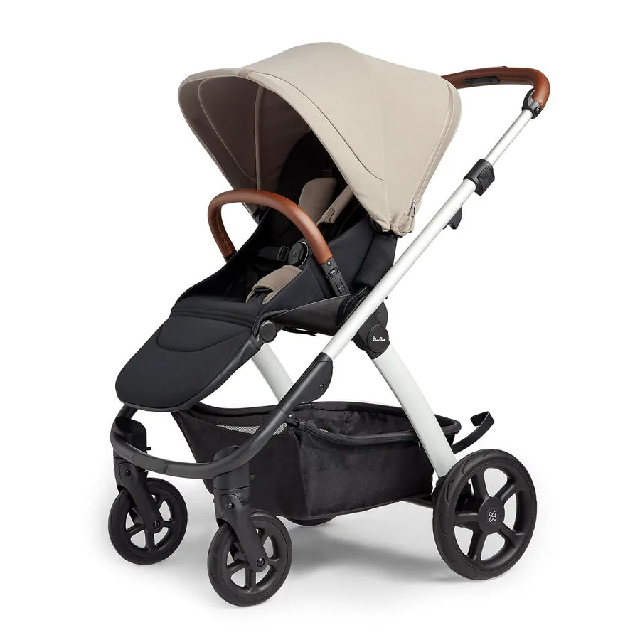 Silver Cross Tide 3-in-1 Dream Travel System   Free Accessories Pack Bundle, Stone