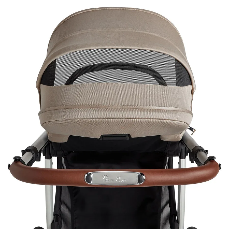 Silver Cross Tide 3-in-1 Dream Travel System   Free Accessories Pack Bundle, Stone
