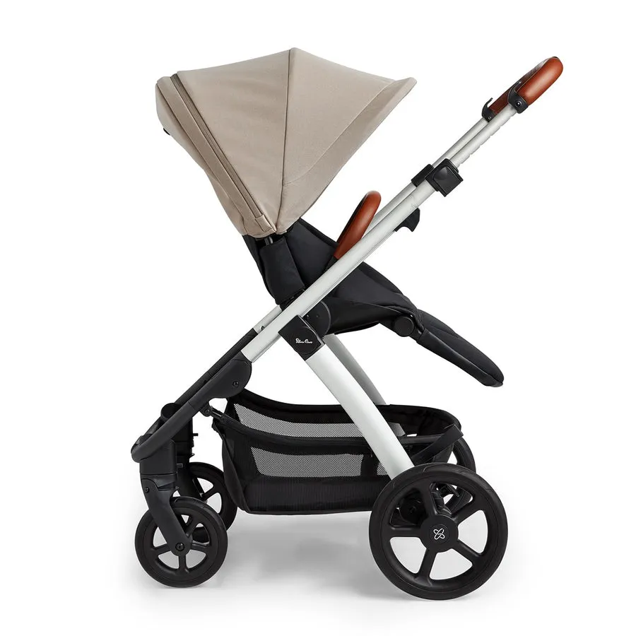 Silver Cross Tide 3-in-1 Dream Travel System   Free Accessories Pack Bundle, Stone