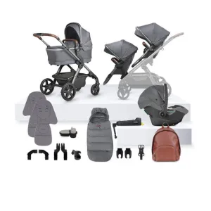 Silver Cross Wave 3 Growing Family Dream Travel System - Lunar