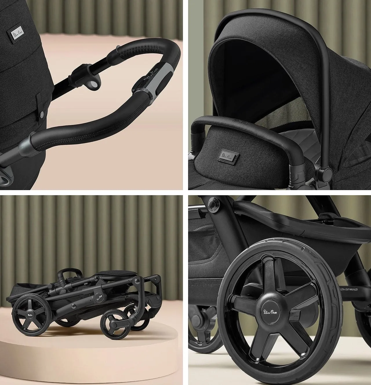 Silver Cross Wave 3 Pushchair - Onyx