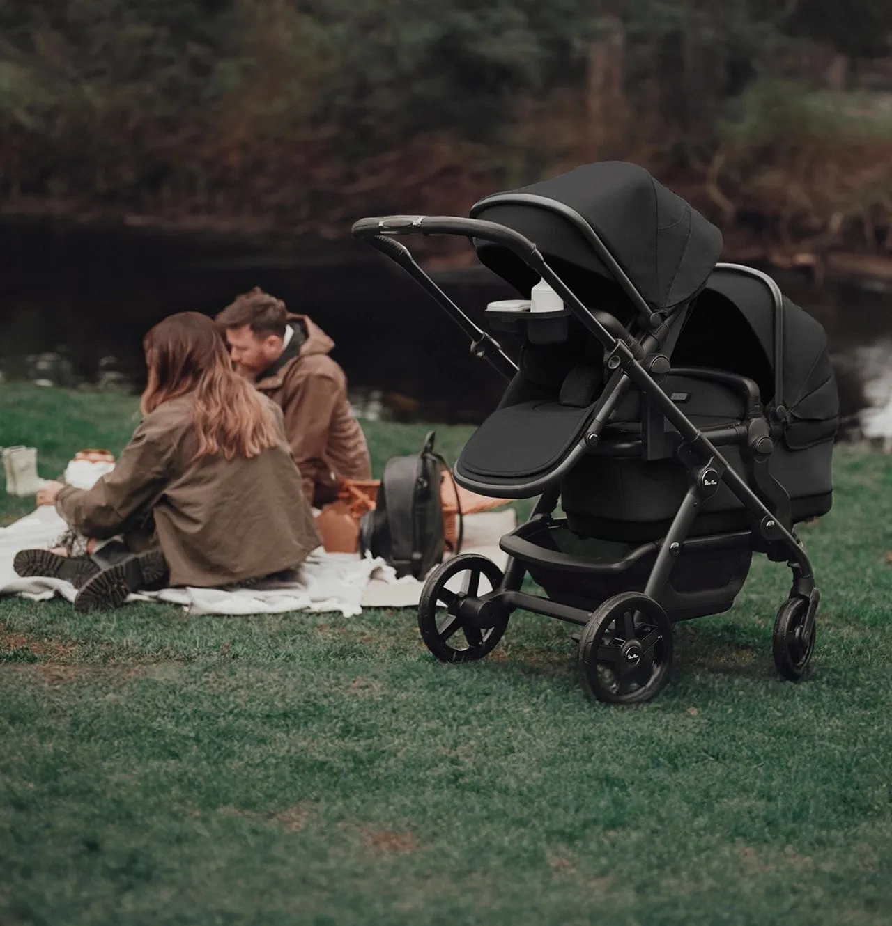 Silver Cross Wave 3 Pushchair - Onyx
