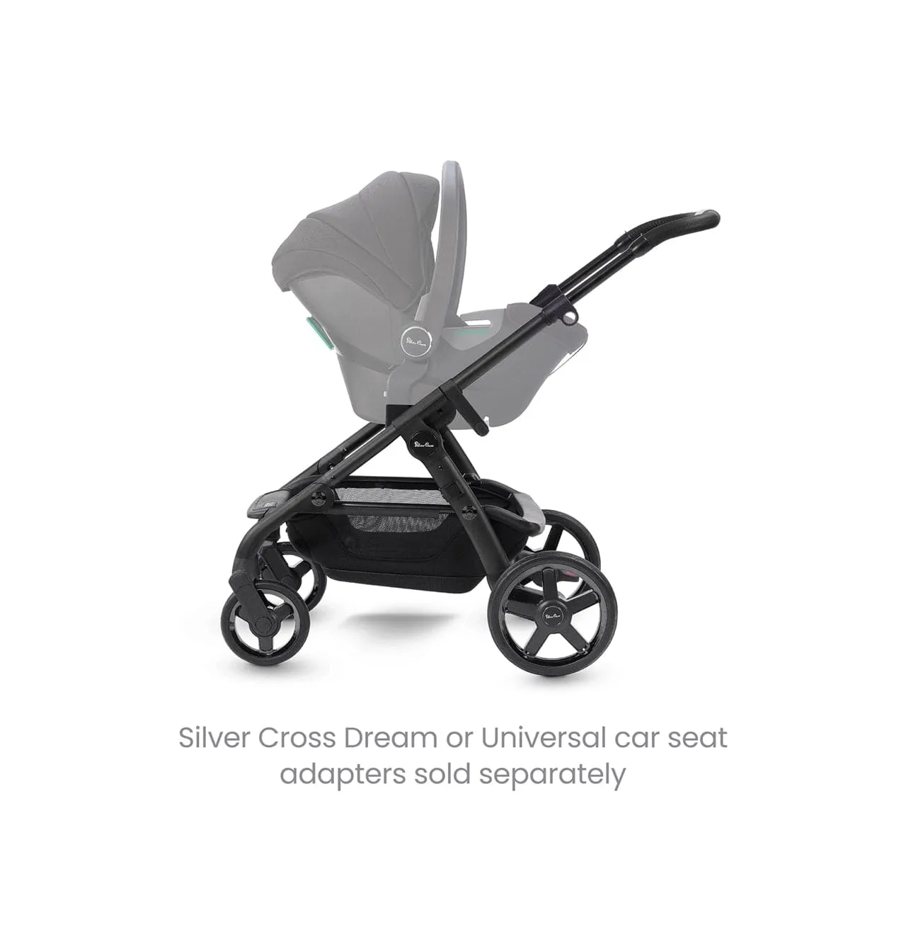 Silver Cross Wave 3 Pushchair - Onyx