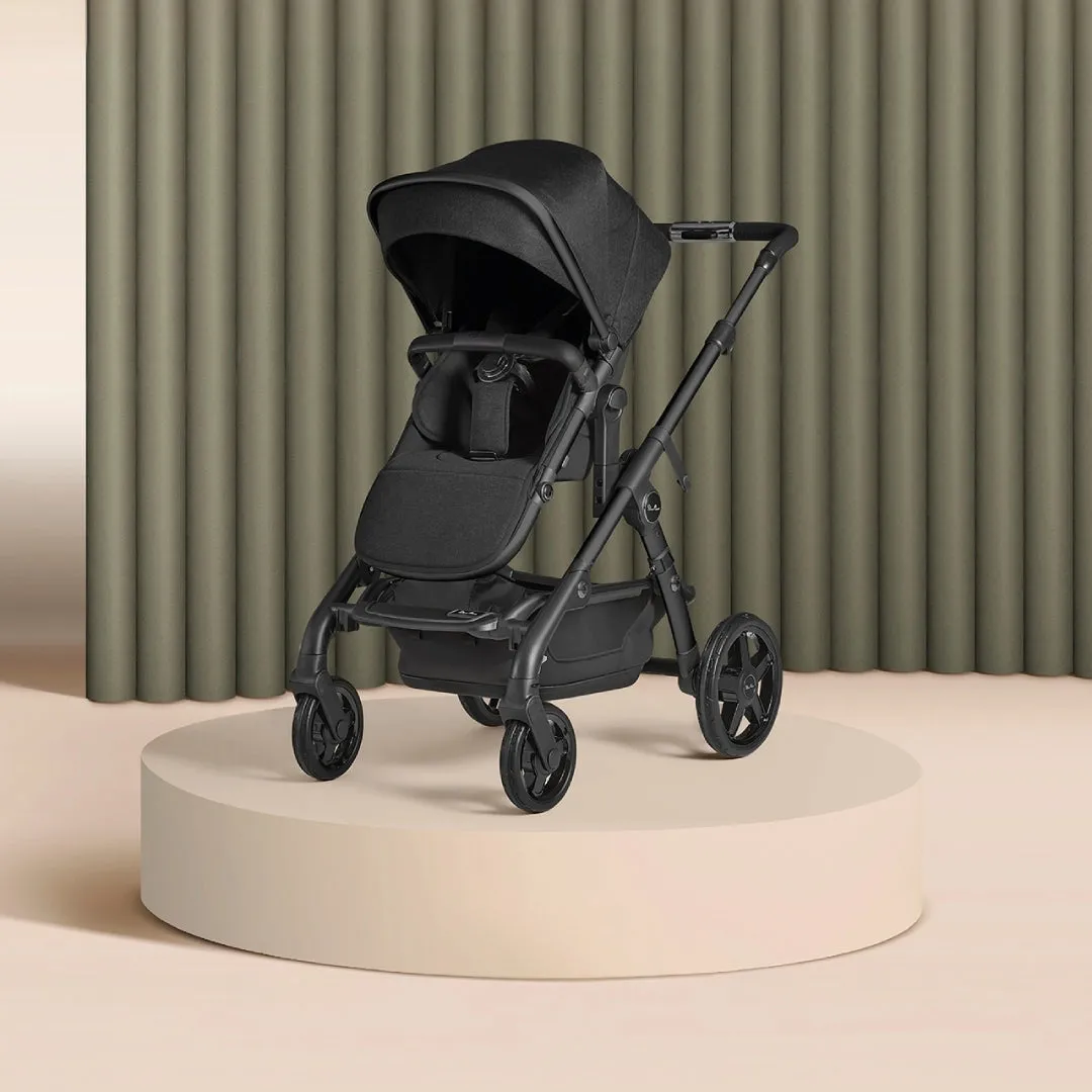 Silver Cross Wave 3 Single to Double Travel System (12 Piece) - Onyx