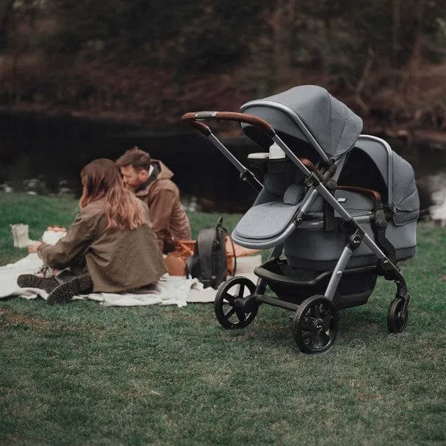 Silver Cross Wave 3 Twin Travel System - Lunar