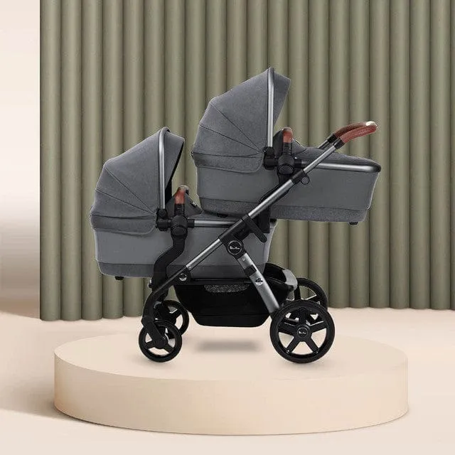 Silver Cross Wave 3 Twin Travel System - Lunar