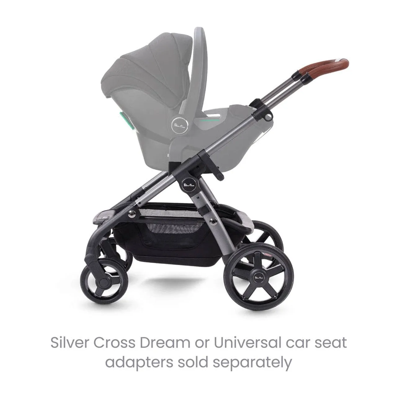 Silver Cross Wave 3 Twin Travel System - Lunar