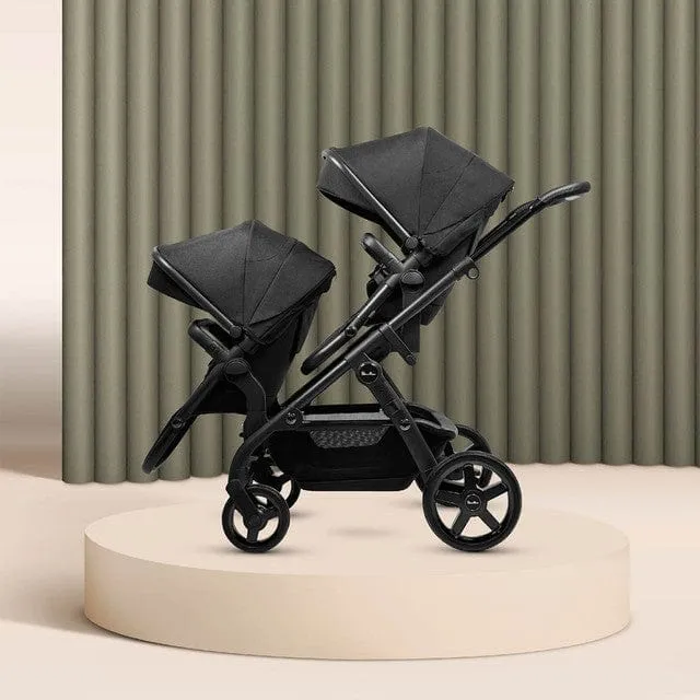 Silver Cross Wave 3 Twin Travel System - Onyx