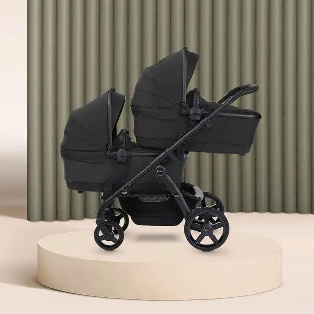 Silver Cross Wave 3 Twin Travel System - Onyx